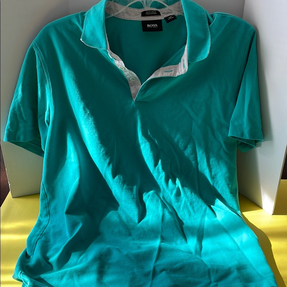 BOSS Teal Polo Shirt